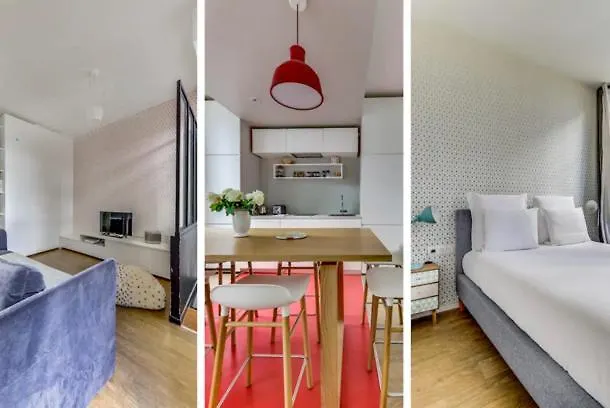 La Douce Nuit - Moderne - Elegant - Renove Apartment Paris